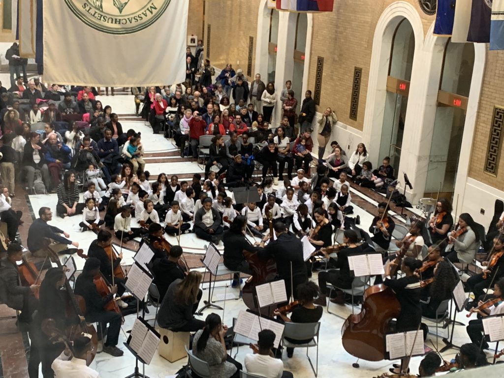 Conservatory Lab Performs at the Statehouse - Music in Public Education